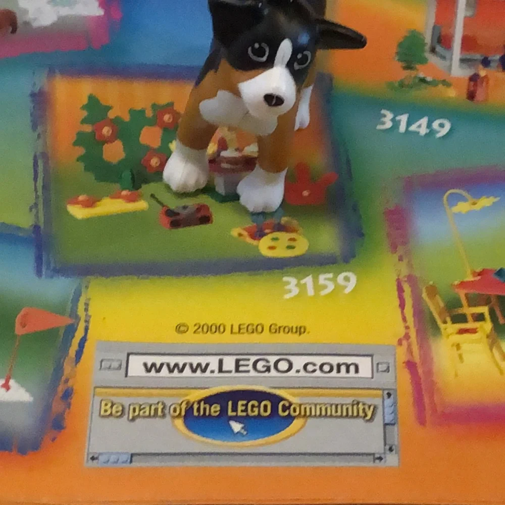 LEGO SCALA 3150 RARE LEGO SCALA Doghouse set 2000 Vintage legos dog SCALA
